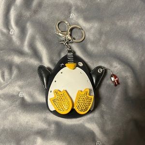 Swarovski Penguin Keyring Bag Charm